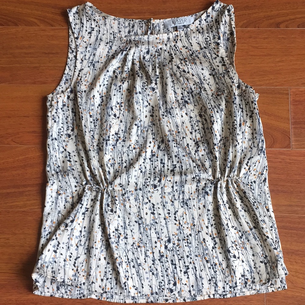 Printed Sleeveless Top